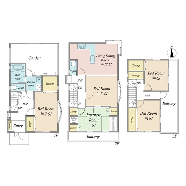 江戸川区松島３丁目 間取図