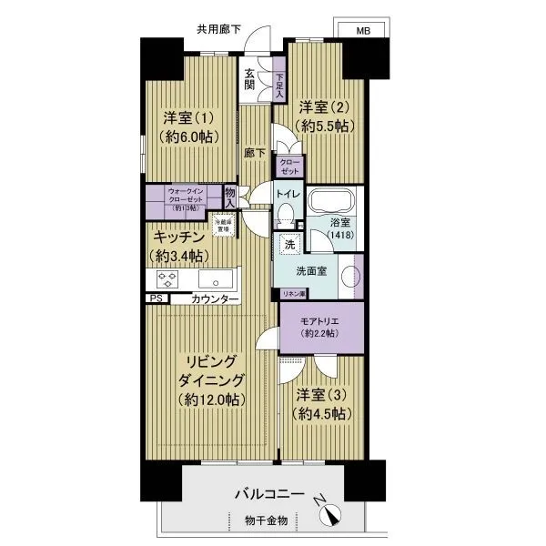 セントガーデン海老名I街区 間取図