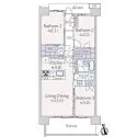 ジオ南砂町 間取図