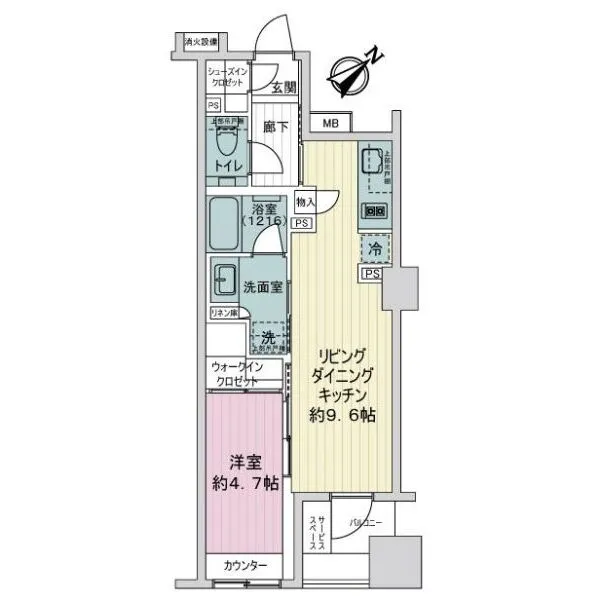 ジオ文京千石 間取図