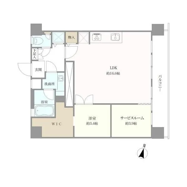 ニュー池尻マンション 間取図