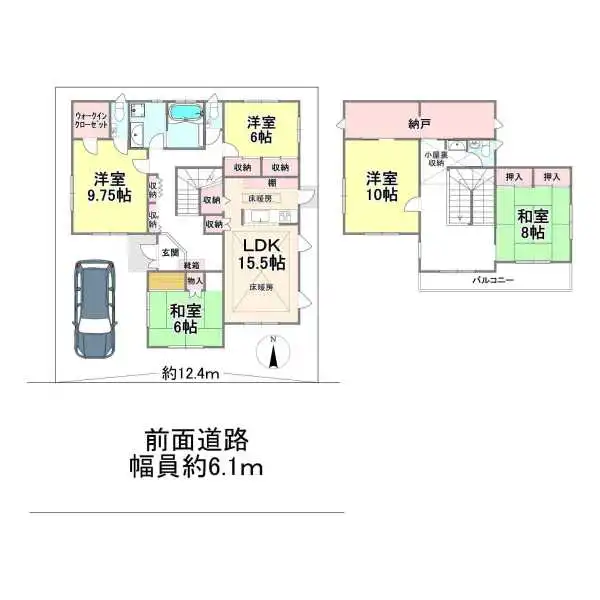 高槻市西冠１丁目 間取図