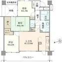 ライオンズマンション浦安シティ 間取図
