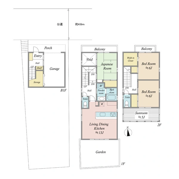 品川区西大井６丁目 間取図