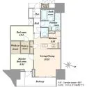 プラウド文京千駄木 間取図
