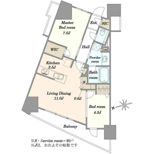プラウドシティ東雲キャナルマークス 間取図