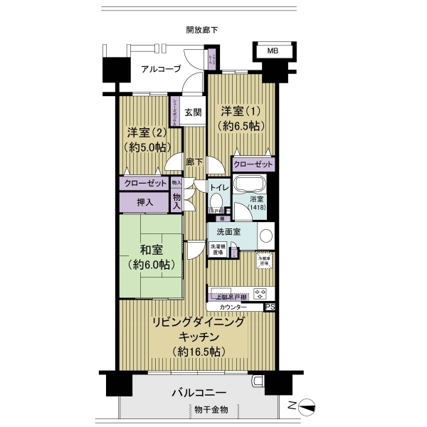 シティアＡ棟 間取図