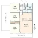 ライオンズマンション西新井第二 間取図