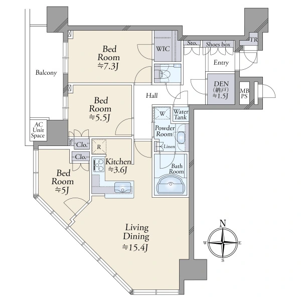 THE TOYOSU TOWER 間取図
