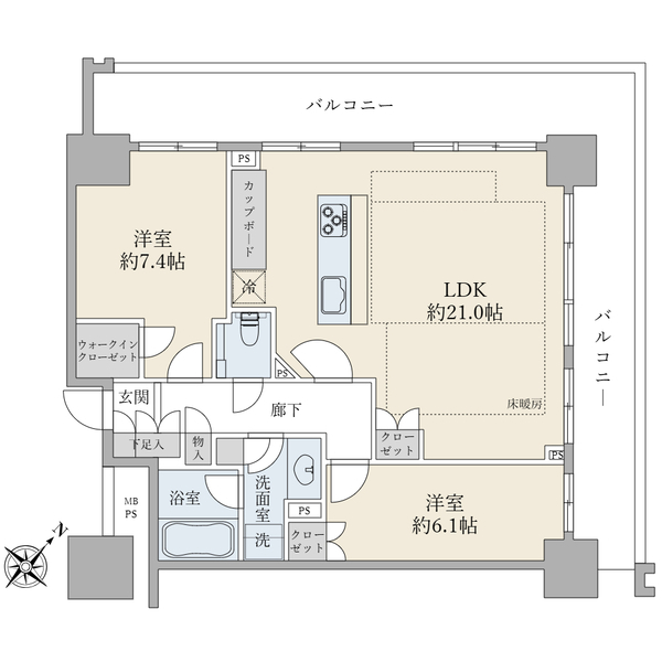 ブランズタワーみなとみらい 間取図