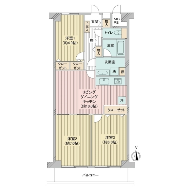 グリーンパーク川崎 間取図