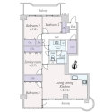 グランドメゾン靱 間取図