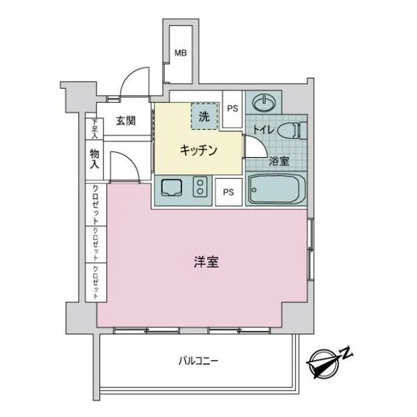 東高駒込ペアシティ 間取図