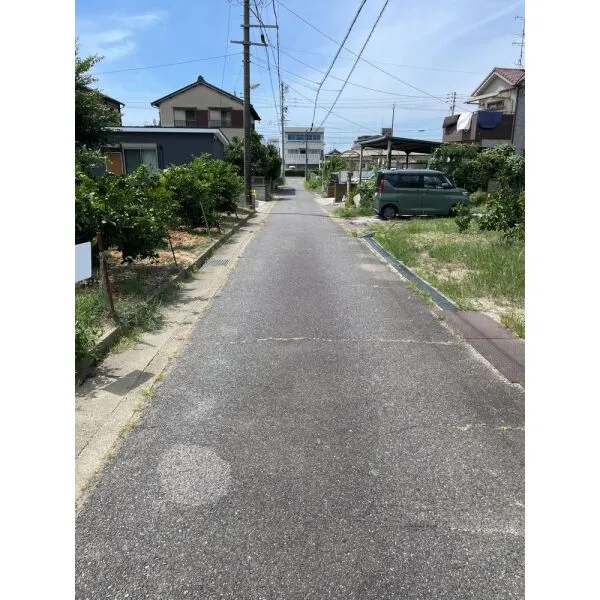名古屋市天白区天白町大字野並字北沢 前面道路西向き