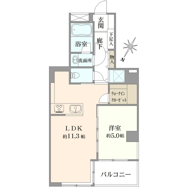 チサンマンション参宮橋 間取図