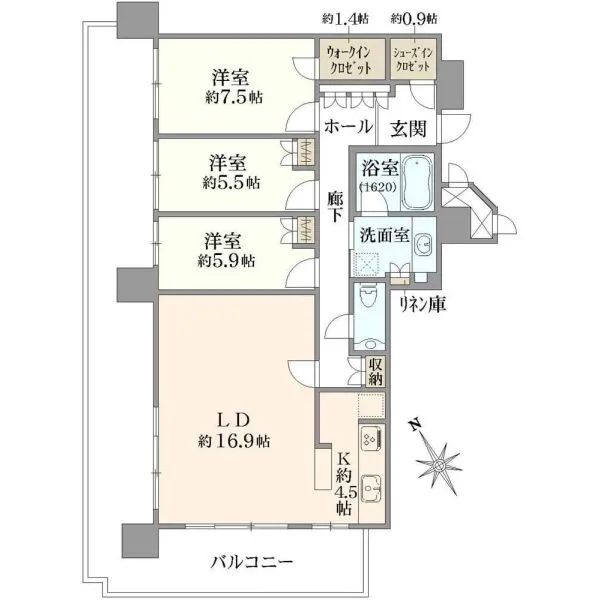 ヴィークタワーOSAKA 間取図
