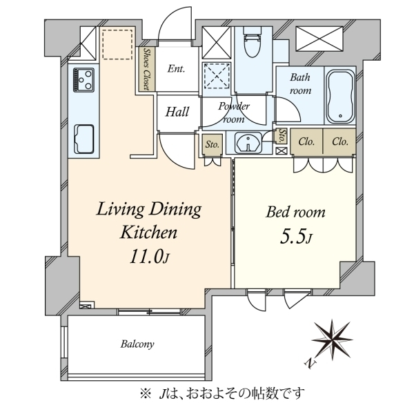 ピアース中目黒ローレルアイ 間取図