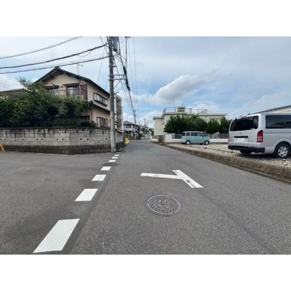 柏市増尾7丁目 前面道路含む現地写真