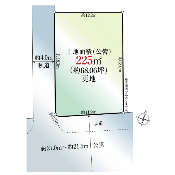 守谷市松並 間取図