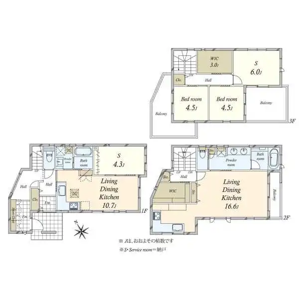 川崎市中原区井田３丁目 間取図