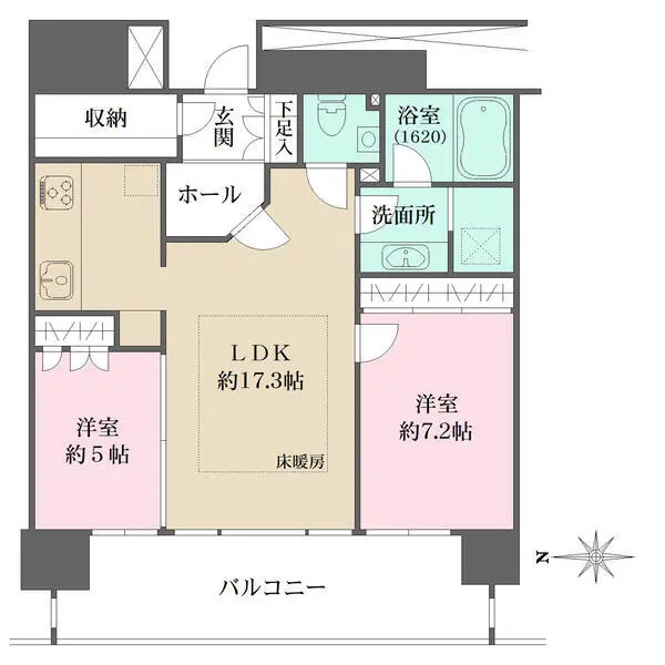 Ｍ．Ｍ．ＴＯＷＥＲＳ　ｔｈｅ　Ｅａｓｔ 間取図