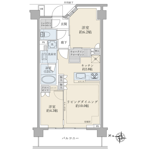 ブリリア志木プレイス 間取図
