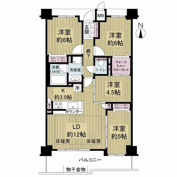 プレミスト東大阪森河内 間取図