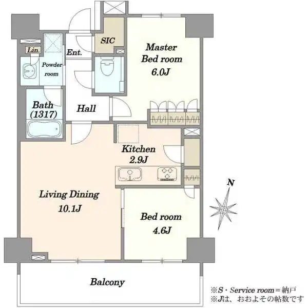 アトラス横浜レジデンス 間取図