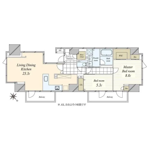 フォルム内藤町 間取図