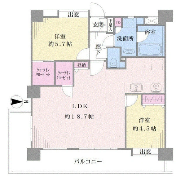 マイキャッスル鶴見仲通 間取図