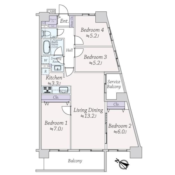 センチュリー船橋 間取図