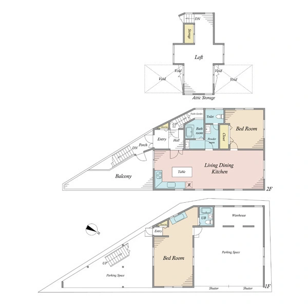 横浜市保土ケ谷区東川島町 間取図