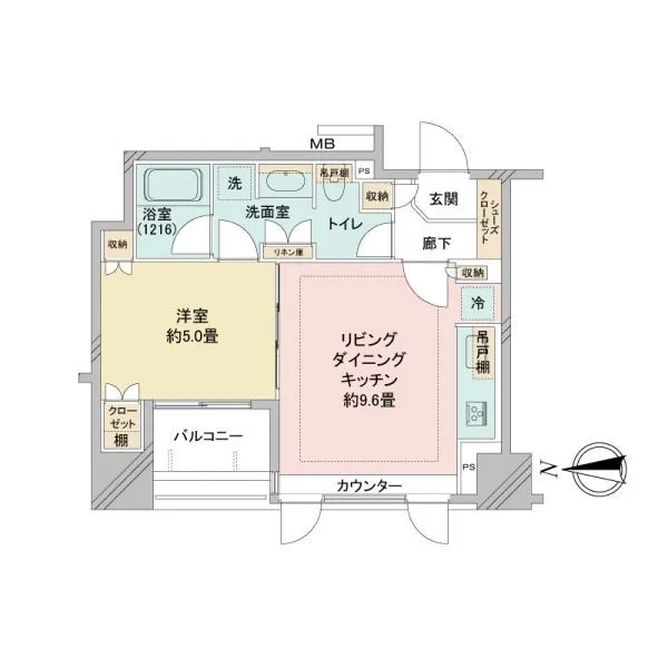 ユニ-ブル杉並高円寺 間取図