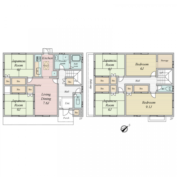 柏市豊四季 間取図