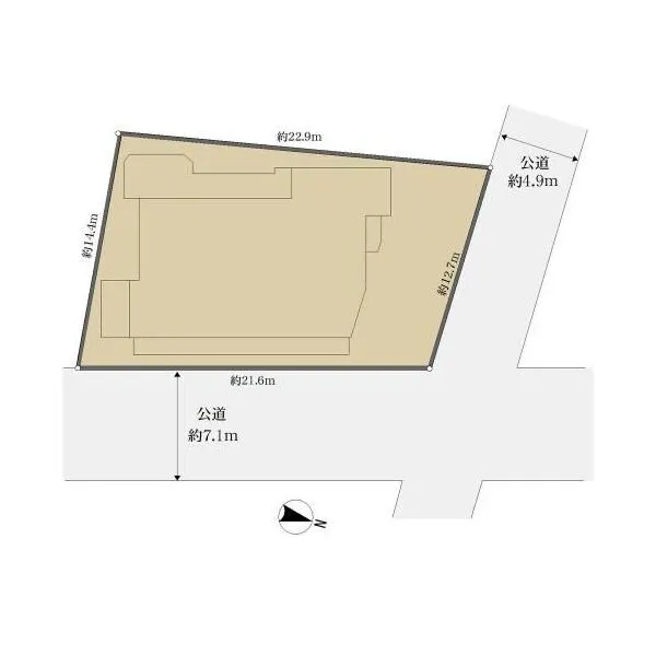 東京都大田区仲池上1丁目 区画図