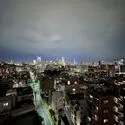 コートヒルズ広尾南 眺望（北東向き）・夜景・ズーム無し(撮影年月：2026年09月)