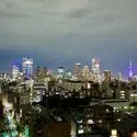 コートヒルズ広尾南 眺望（北東向き）・夜景・ズーム有り(撮影年月：2026年09月)