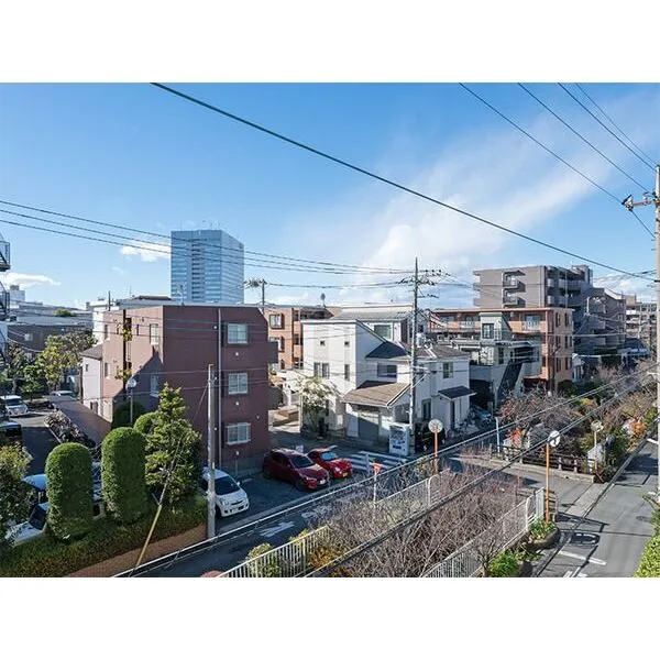 パークサイド武蔵小杉 駅までは平坦で、緑に恵まれた閑静な住宅地