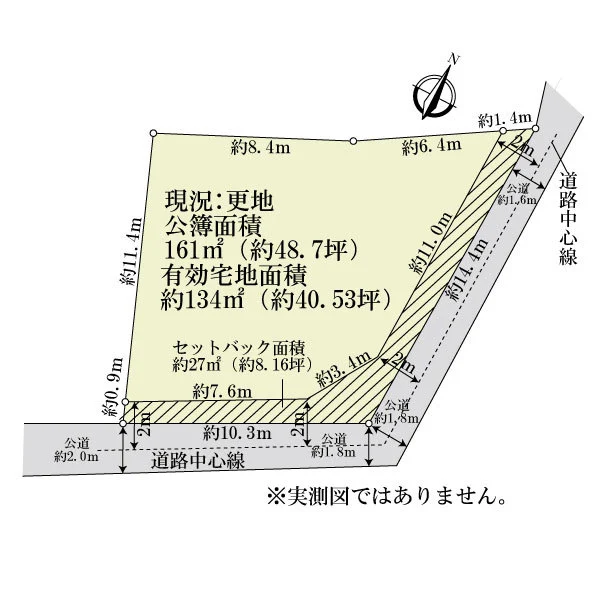 神戸市灘区五毛通２丁目 区画図