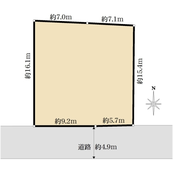 松戸市緑ケ丘１丁目 区画図