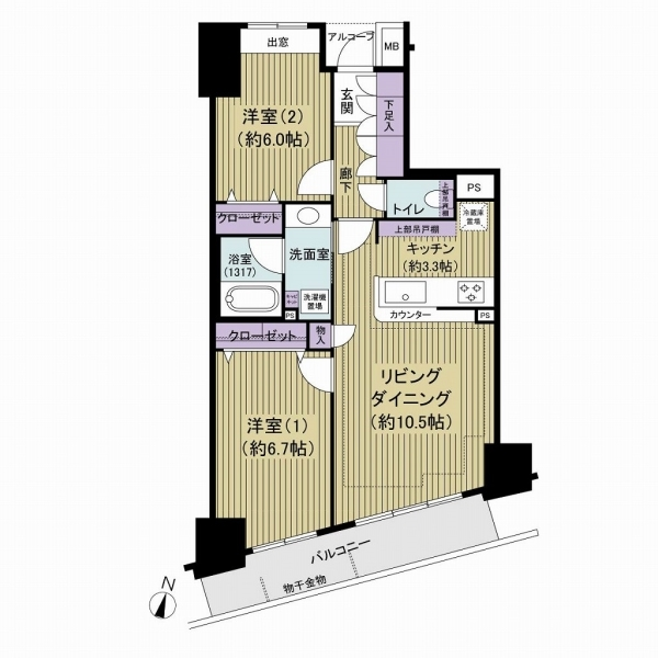 ベルヴィータ小岩 間取図