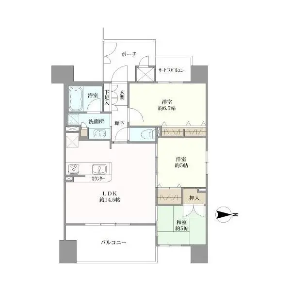 ブラームスあびこファスト 間取図