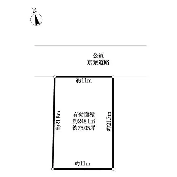 江戸川区瑞江１丁目 区画図