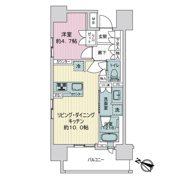 ガーデングラス板橋本町 間取図
