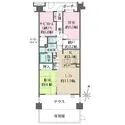 コスモグランリュクス世田谷 間取図