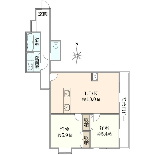 ライオンズマンション川口第７ 間取図