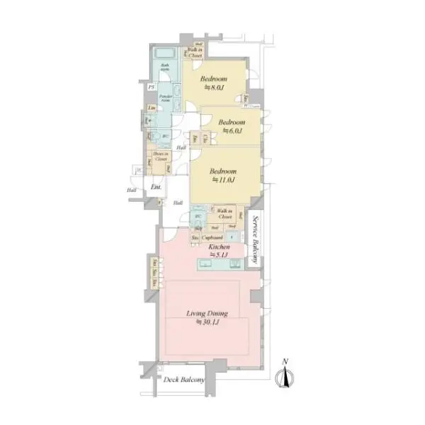 プレミスト白壁 間取図
