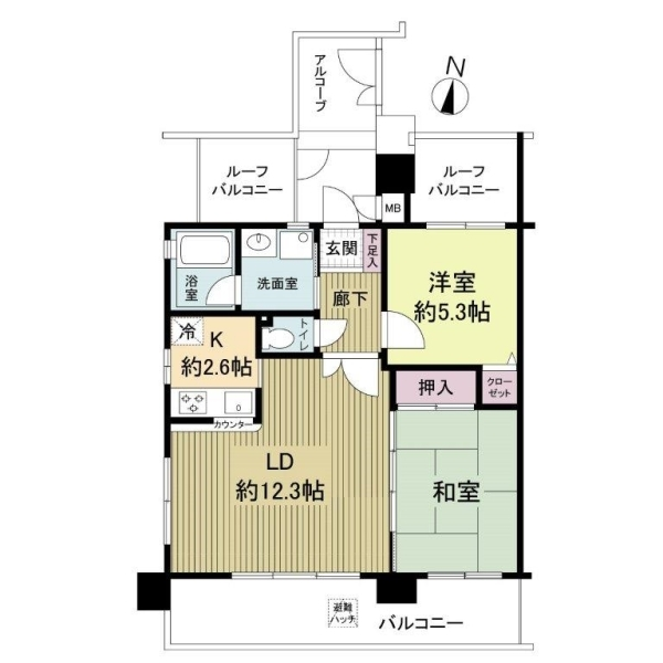 ライオンズマンション青戸平和公園 間取図