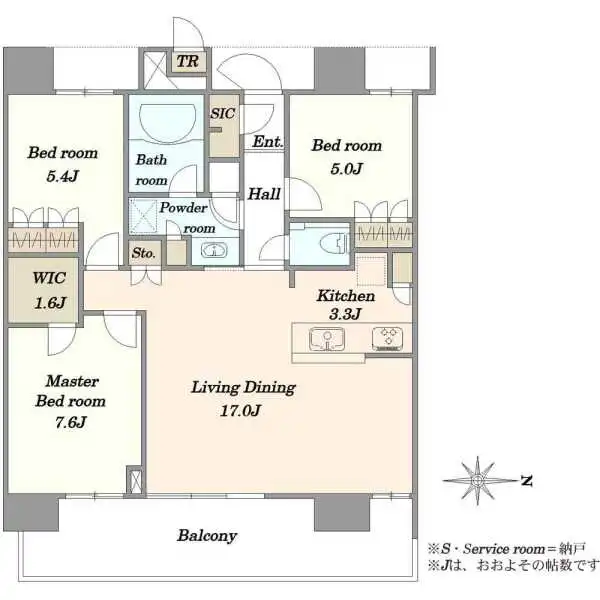 THE TOYOSU TOWER ザ・トヨスタワー 間取図