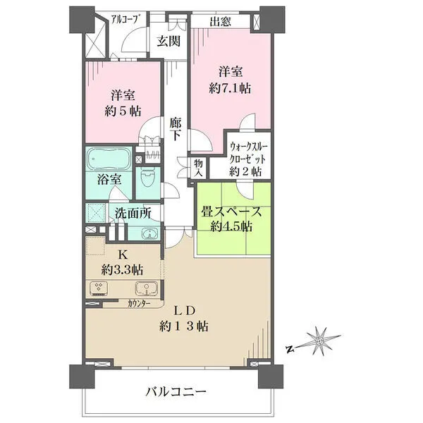 神楽坂アインスタワー 間取図